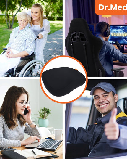 Ortopedinė pagalvėlė sėdėjimui automobilyje, biure, ant kėdės ar fotelio