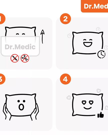 Ortopedinė sėdynės pagalvėlė automobiliui ir biuro kėdei Dr.Medic ComfySeat™