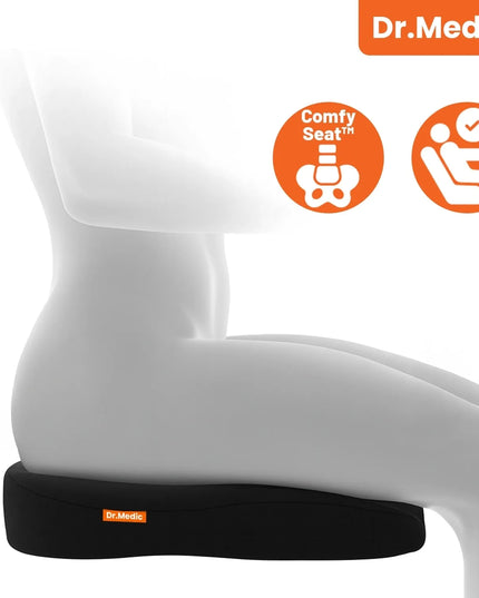 Ortopedinė sėdynės pagalvėlė automobiliui ir biuro kėdei Dr.Medic ComfySeat™