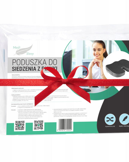 Ortopedinė juosmens pagalvėlė automobiliui, ant kėdės, fotelio