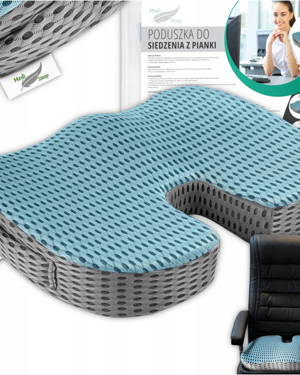 Ortopedinė juosmens pagalvėlė automobiliui, ant kėdės, fotelio