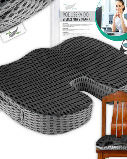 Ortopedinė juosmens pagalvėlė automobiliui, ant kėdės, fotelio