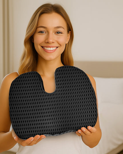 Ortopedinė juosmens pagalvėlė automobiliui, ant kėdės, fotelio