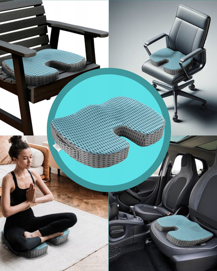 Ortopedinė juosmens pagalvėlė automobiliui, ant kėdės, fotelio
