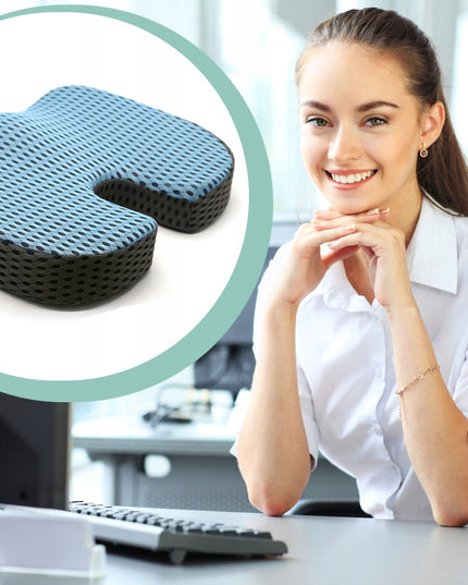 Ortopedinė juosmens pagalvėlė automobiliui, ant kėdės, fotelio