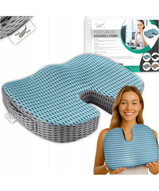 Ortopedinė juosmens pagalvėlė automobiliui, ant kėdės, fotelio