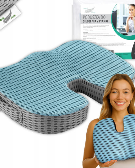 Ortopedinė juosmens pagalvėlė automobiliui, ant kėdės, fotelio