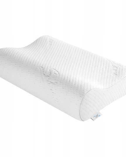 Ortopedinė pagalvė šoniniam miegui, profiliuota, reikliems, su memory putomis