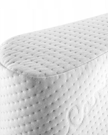 Ortopedinė pagalvė šoniniam miegui, profiliuota, reikliems, su memory putomis