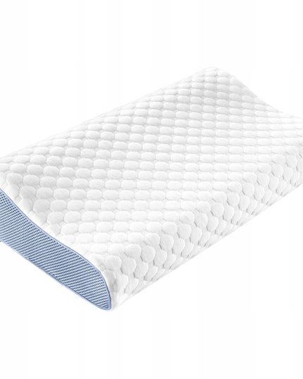 Ortopedinė pagalvė šoniniam miegui, profiliuota, termoplastinė, žema.
