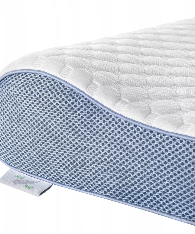 Medi Sleep profiluota termoplastinė ortopedinė pagalvė miegui ant šono, žemo profilio