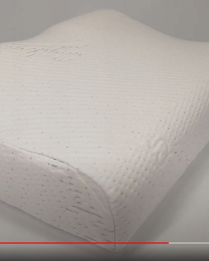 Ortopedinė profiliuota pagalvė miegui su įdubimu,