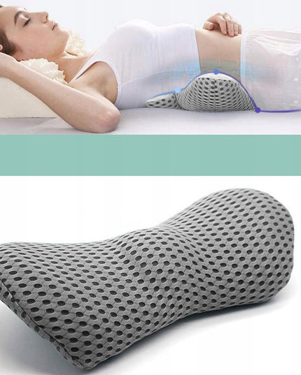 Ortopedinė pagalvėlė miegojimui automobilyje, juosmeniui, skirta sėdynei, su atminties putplastiu