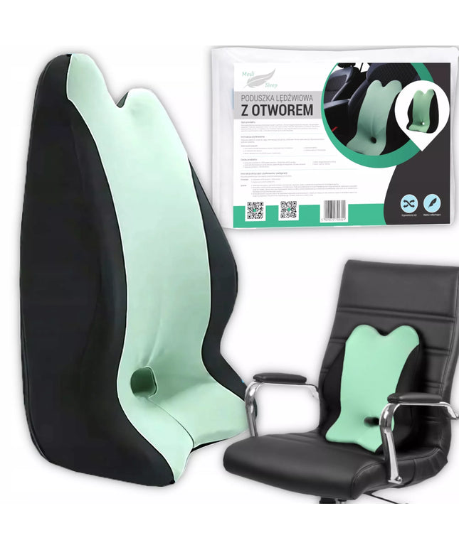 Ortopedinė juosmens atrama Medi Sleep, skirta automobiliui, biurui ir kėdei