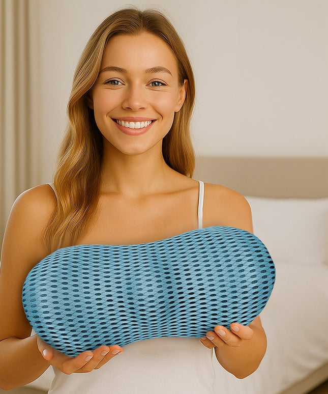 Ortopedinė juosmens pagalvė miegojimui, automobiliui, ant kėdės, „Memory Foam“