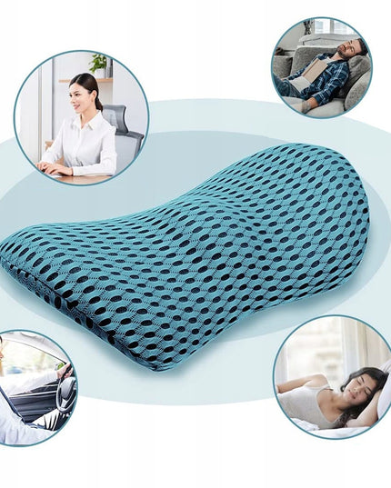 Ortopedinė juosmens pagalvė miegojimui, automobiliui, ant kėdės, „Memory Foam“