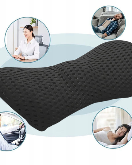 Ortopedinė juosmens pagalvė miegojimui, automobiliui, ant kėdės, „Memory Foam“