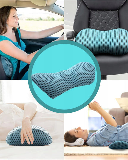 Ortopedinė juosmens pagalvė miegojimui, automobiliui, ant kėdės, „Memory Foam“