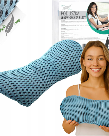 Ortopedinė juosmens pagalvė miegojimui, automobiliui, ant kėdės, „Memory Foam“