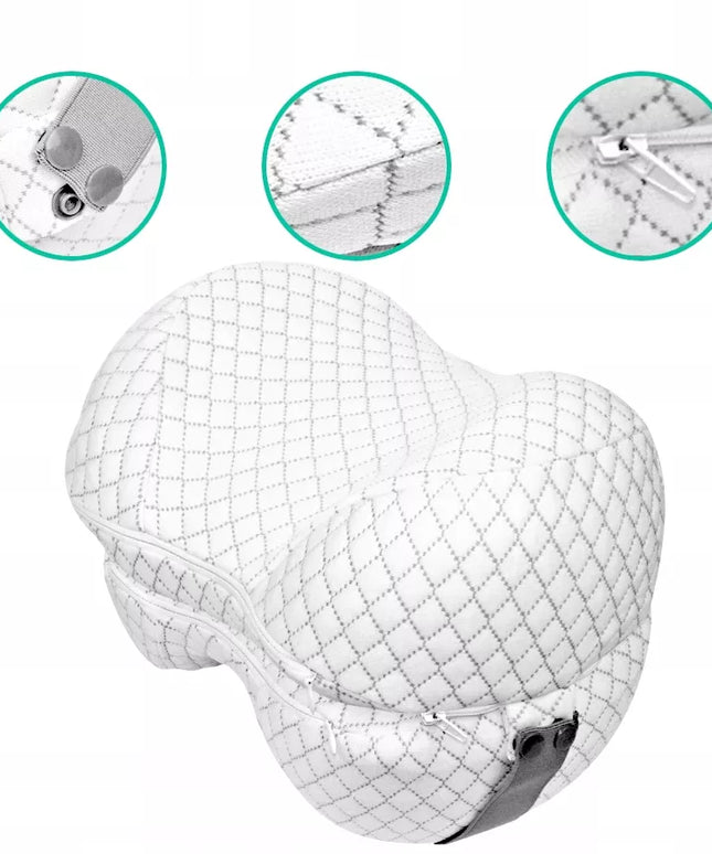 Ortopedinė pagalvė tarp kelių miegui, pleištas po kojomis,