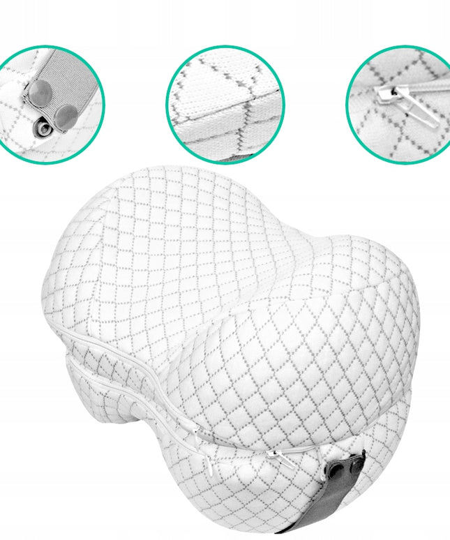 Ortopedinė pagalvė tarp kelių miegui, pleištas po kojomis,