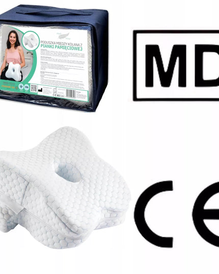 Ortopedinė pagalvė tarp kelių miegui, pleištas po kojomis,