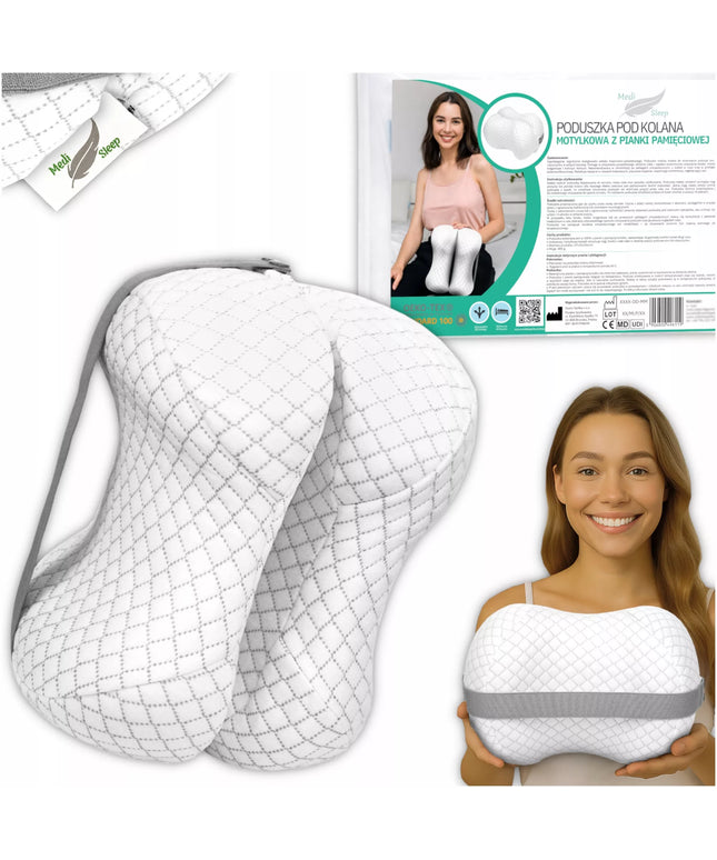 Ortopedinė pagalvė tarp kelių miegui, pleištas po kojomis,