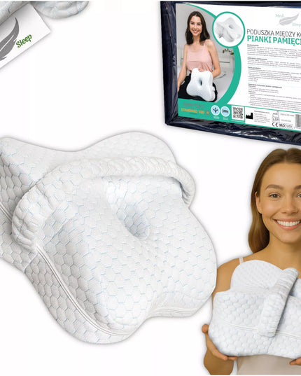 Ortopedinė pagalvė tarp kelių miegui, pleištas po kojomis,