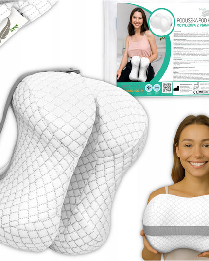 Ortopedinė pagalvė tarp kelių miegui, pleištas po kojomis,