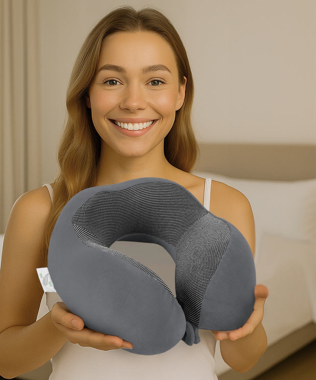 Kelioninė pagalvėlė kaklui, automobilio atrama, memory MEDI