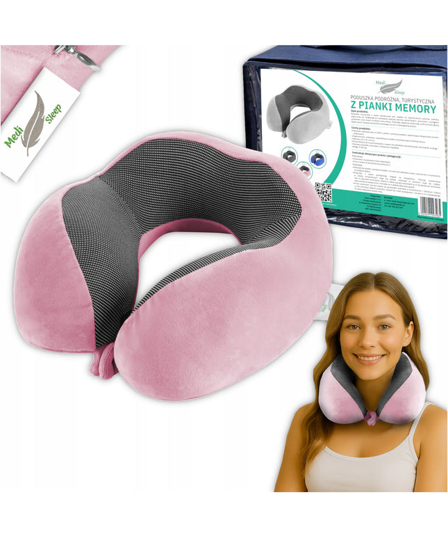 Kelioninė pagalvėlė kaklui, automobilio atrama, memory MEDI