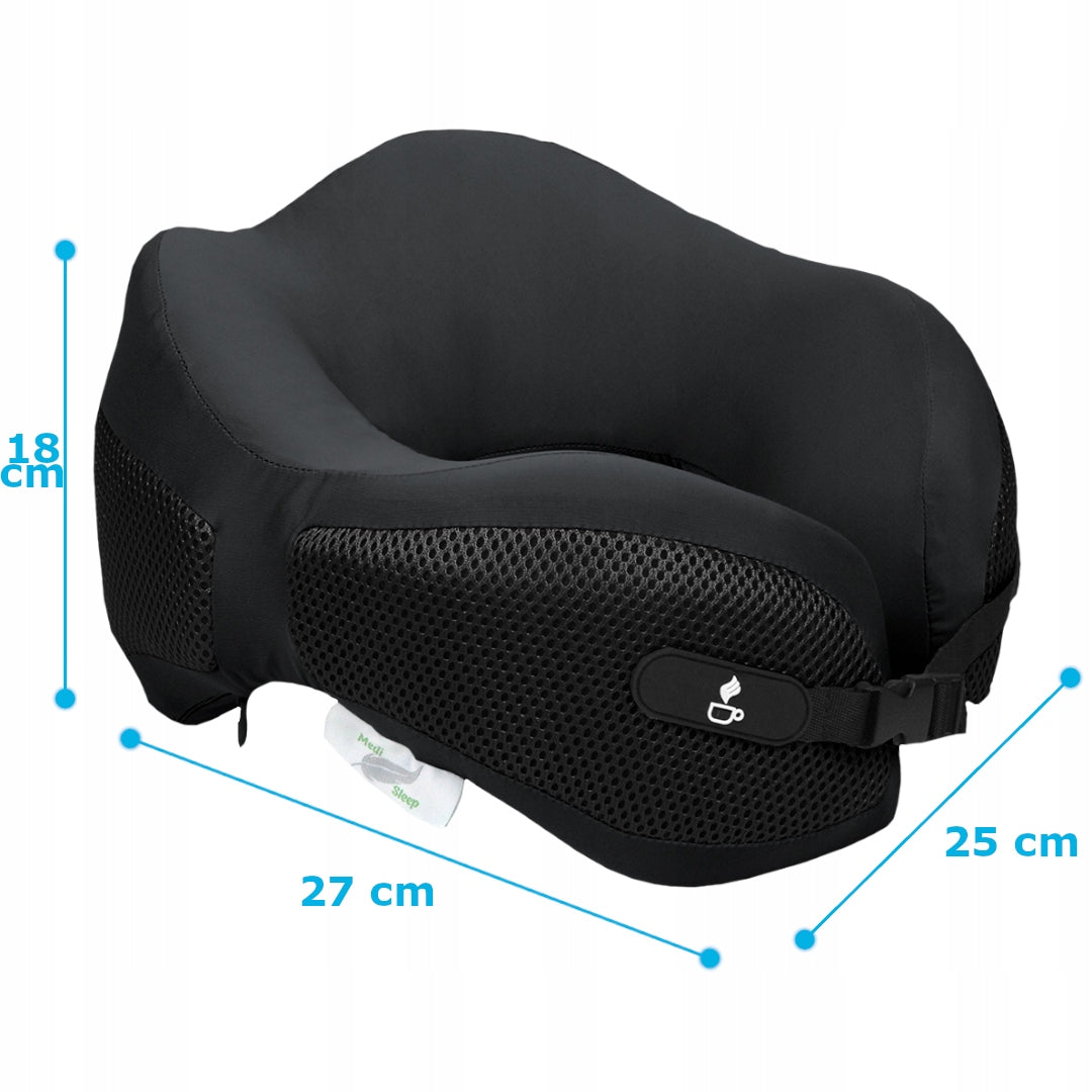 Kelioninė pagalvėlė "ragelis" kaklui į automobilį, lėktuvą MEDI SLE