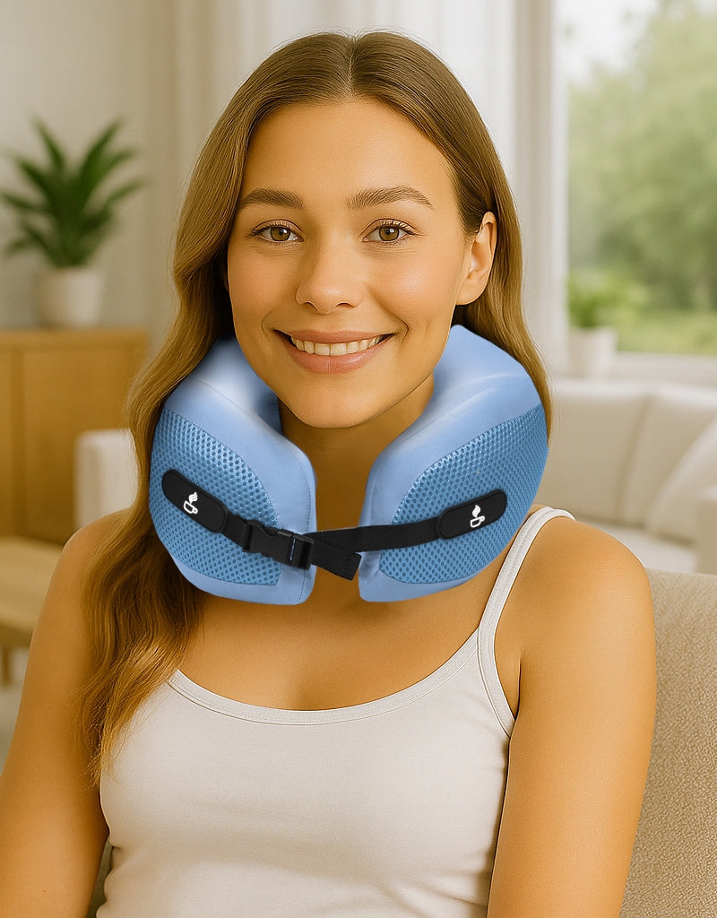 Kelioninė pagalvėlė ant kaklo, skirta kelionėms lėktuvu "Medi Sleep"