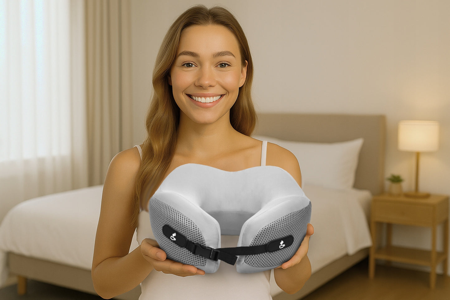 Kelioninė pagalvėlė ant kaklo, skirta kelionėms lėktuvu "Medi Sleep"