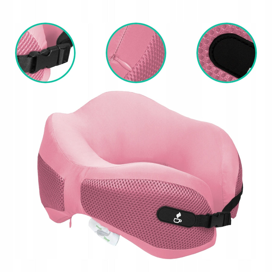 Kelioninė pagalvėlė ant kaklo, skirta kelionėms lėktuvu "Medi Sleep"