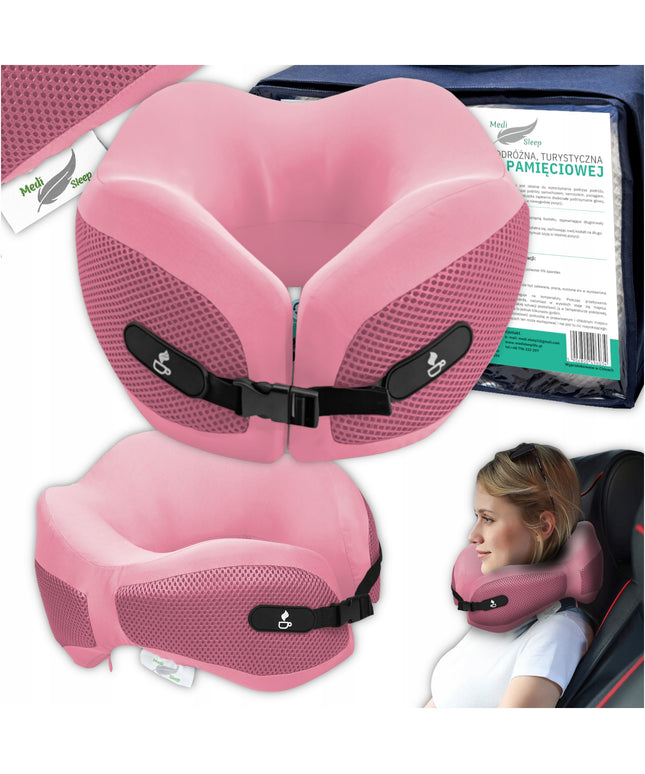 Kelioninė pagalvėlė ant kaklo, skirta kelionėms lėktuvu "Medi Sleep"