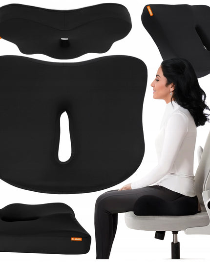 Ortopedinė sėdėjimo pagalvėlė automobiliui, biurui, kėdei, foteliui su MEMORY efekto