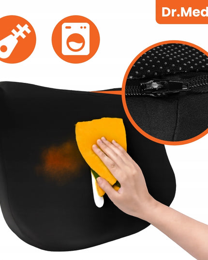 Ortopedinė sėdėjimo pagalvėlė automobiliui, biurui, kėdei, foteliui su MEMORY efekto