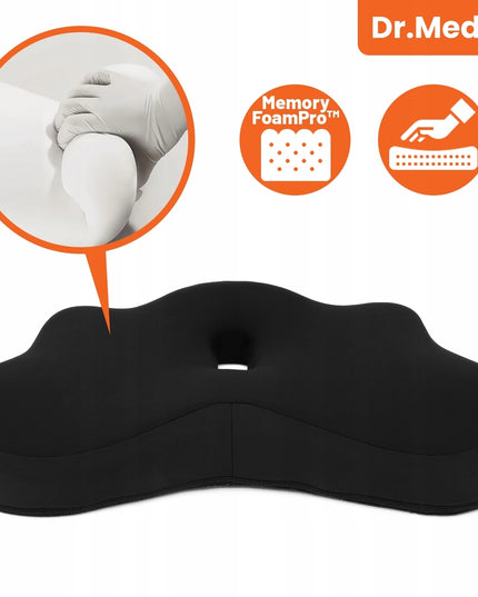 Ortopedinė sėdėjimo pagalvėlė automobiliui, biurui, kėdei, foteliui su MEMORY efekto