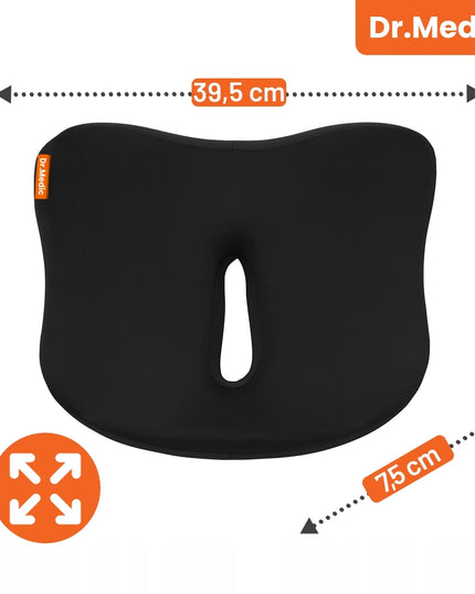 Ortopedinė sėdėjimo pagalvėlė automobiliui, biurui, kėdei, foteliui su MEMORY efekto