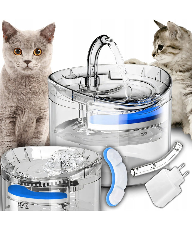 RETOO Automatinė girdykla-fontanas katėms ir šunims 2L su filtru