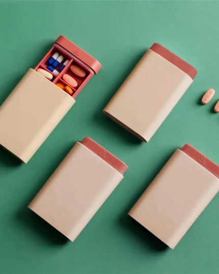 ToolSpace vaistų dėžutė – mini kelioninis vaistų organizatorius