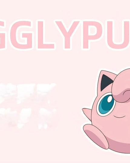 Pokémon Jigglypuff pliušinis žaislas, 20 cm, rožinis