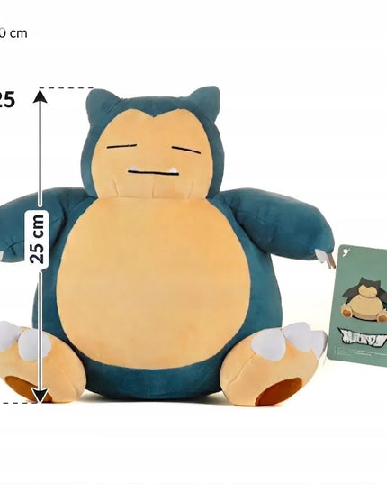 Pokémon Snorlax pliušinis žaislas, 23 cm, su etikete