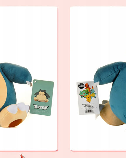 Pokémon Snorlax pliušinis žaislas, 23 cm, su etikete