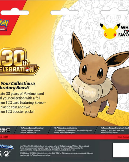 POKÉMON TCG: 30TH CELEBRATION - 2-PACK