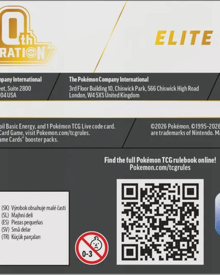 POKÉMON TCG: 30TH CELEBRATION – ELITE TRAINER BOX