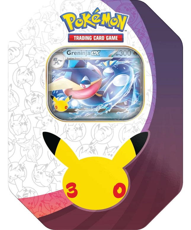 POKÉMON TCG: 30TH CELEBRATION – TIN – GRENINJA EX