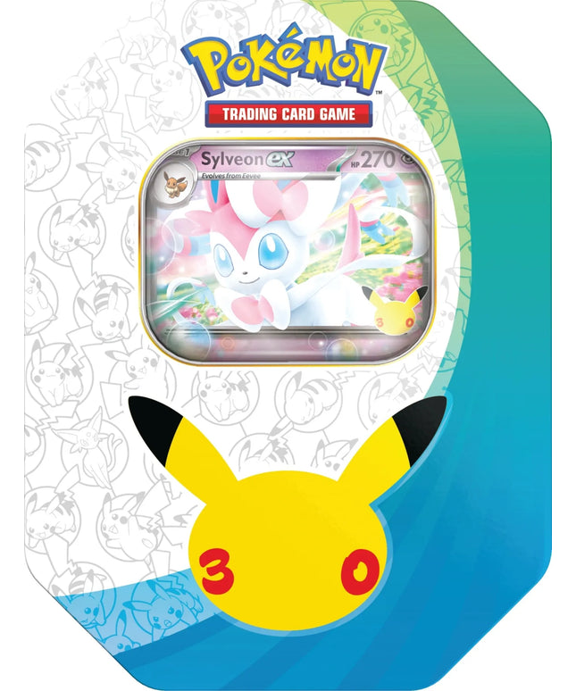 POKÉMON TCG: 30TH CELEBRATION - TIN - SYLVEON EX