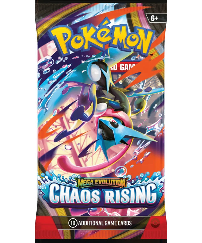 POKÉMON TCG: MEGA EVOLUTION – CHAOS RISING – papildymo pakelis